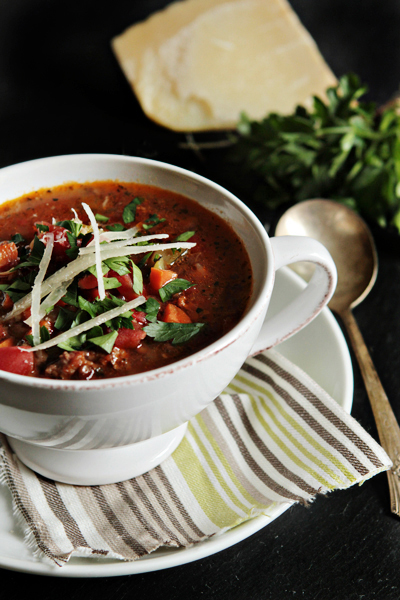 Copycat Carrabbas Sausage and Lentil Soup