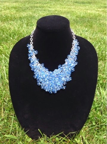 Blue Lagoon Bib Necklace