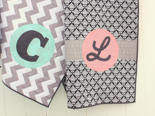 Just for Baby Monogrammed Quilt