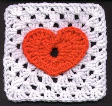 Jackie's Heart Granny Square