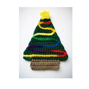 Colorful Christmas Tree Coaster