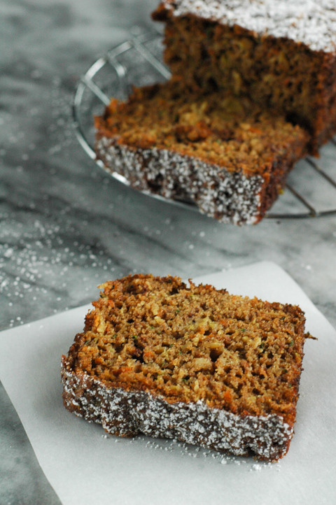 Homemade Frosted Carrot Bread
