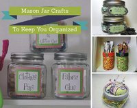 Mason Jar Crafts To Keep You Organized