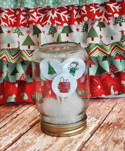 Homemade Charlie Brown Snow Globe