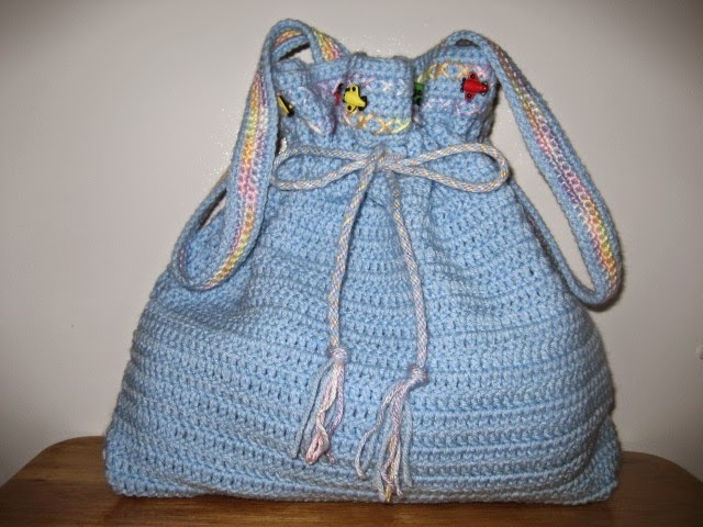 Crocheted Baby Backpack