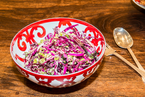 Cabbage Slaw, Pork's Perfect Partner