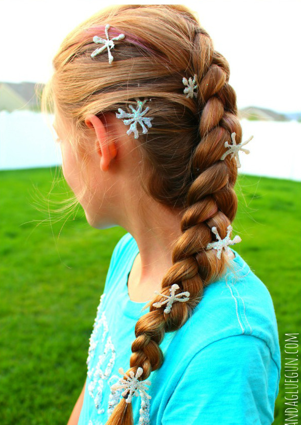 Frozen DIY Hair Accessories | AllFreeKidsCrafts.com