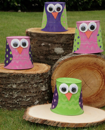 Easy Owl Buckets