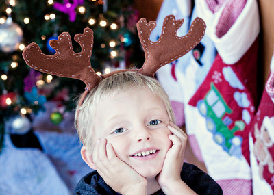 felt reindeer antlers