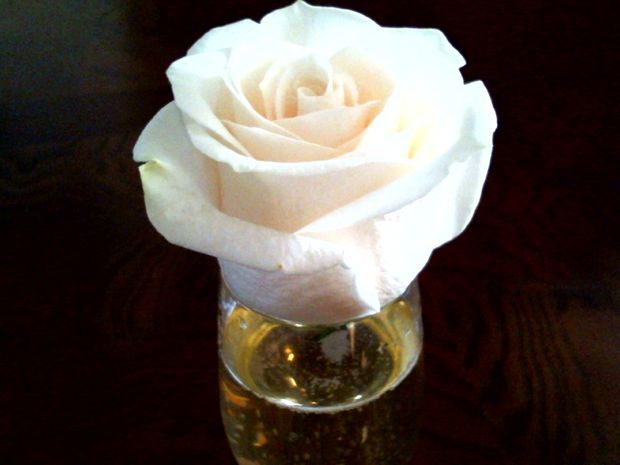 Whimsical White Flower Cocktail