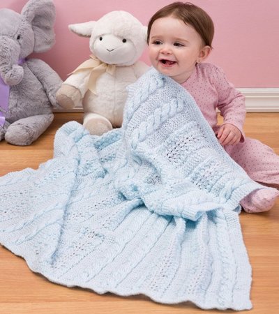 160 Free Baby Blanket Knitting Patterns | AllFreeKnitting.com