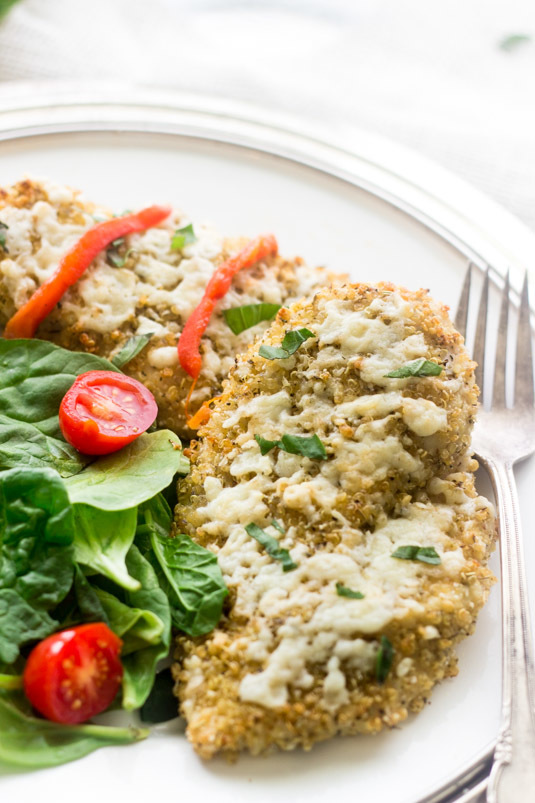 Quinoa Crusted Chicken | FaveHealthyRecipes.com