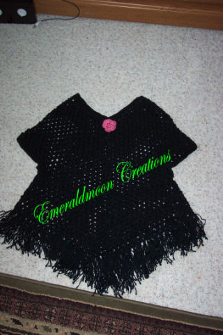 Childs Poncho Sweater