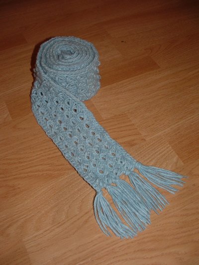 Sideways Lace Scarf Pattern