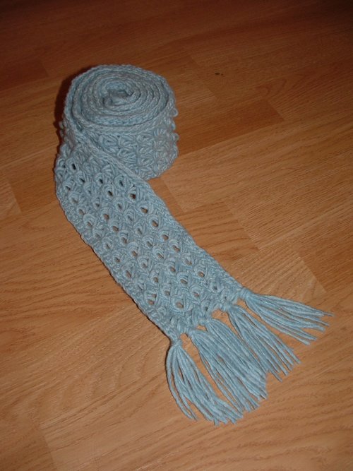 Sideways Lace Scarf