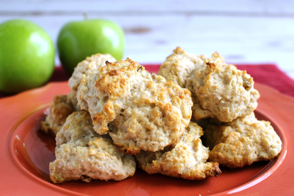 Simple Apple Drop Biscuits