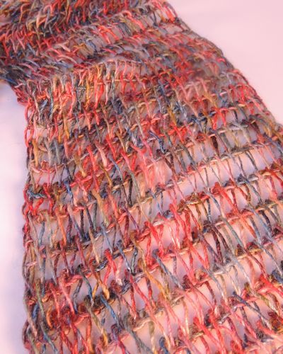 Tunisian Drop Stitch Scarf