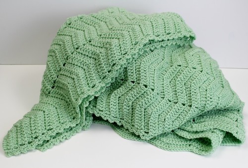 Mint Julep Crochet Afghan