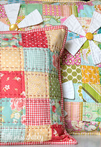 Country Home Patchwork Pillow