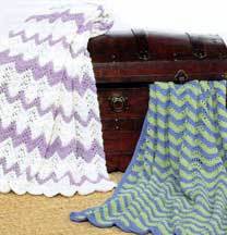 Crochet and Knit Ripple Afghans