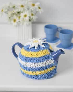 Teapot Cozy Daisy Pattern