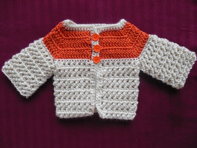 Criss-Cross Baby Sweater