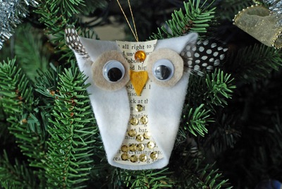 Whoo-liday Felt Owl Ornament