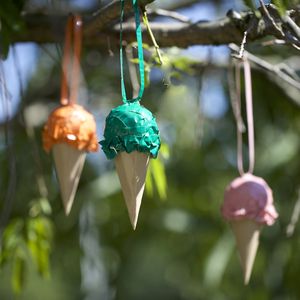 Duck Tape Ice Cream Cones