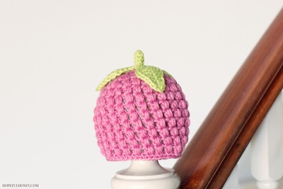 Frambuesa sombrero del bebé