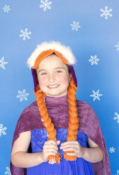 Frozen-Inspired Princess Anna Crochet Hat
