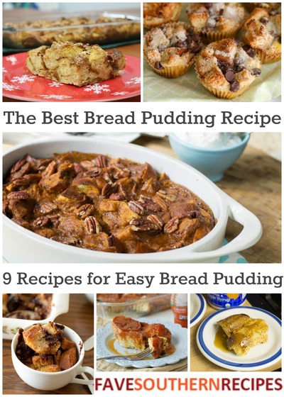9 Recipes for Easy Bread Pudding