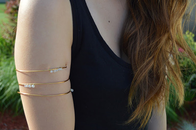 Gorgeous Gilded Arm Cuff