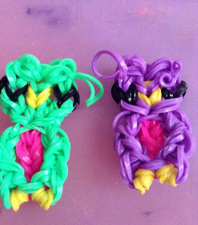 Owl Rainbow Loom Charm