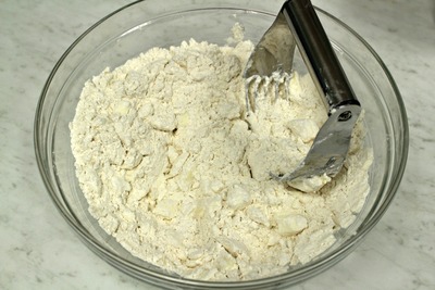 Work the butter into the flour