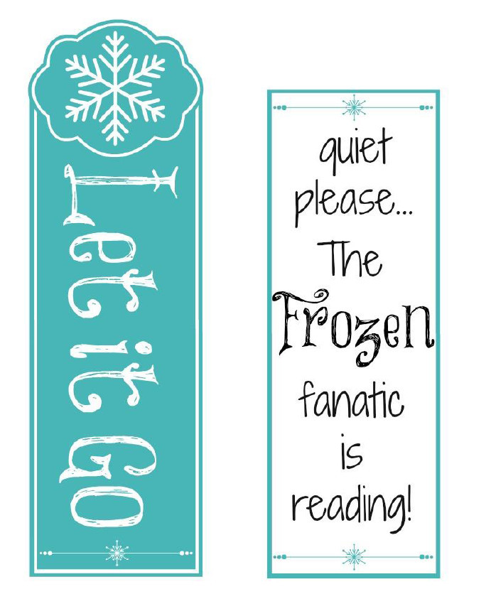 Frozen Fanatic Free Printable Bookmarks | AllFreeKidsCrafts.com
