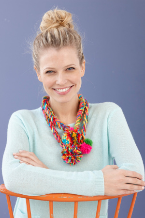 Chunky Pom Pom Necklace