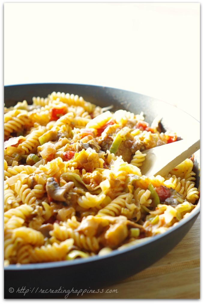 Roasted Eggplant Pasta