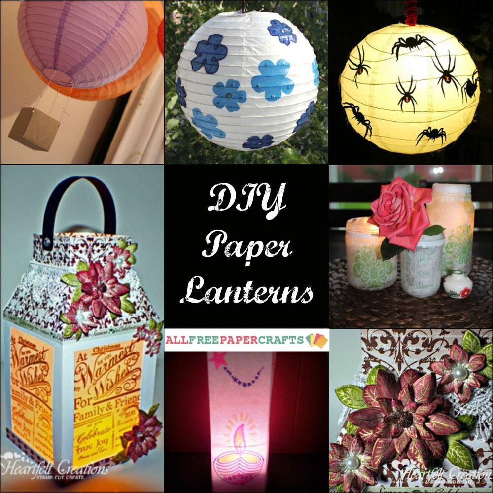 How to Make DIY Paper Lanterns for Halloween