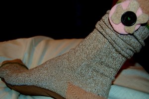 How to Make Slippers from Socks