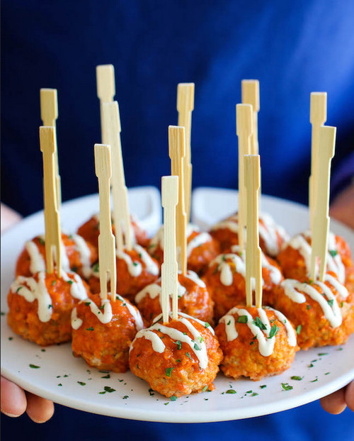 Game Day Buffalo Chicken Meatballs