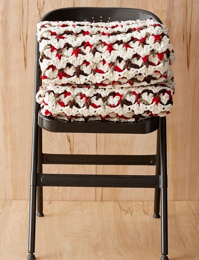 Super Cozy Crochet Puff Stitch Blanket