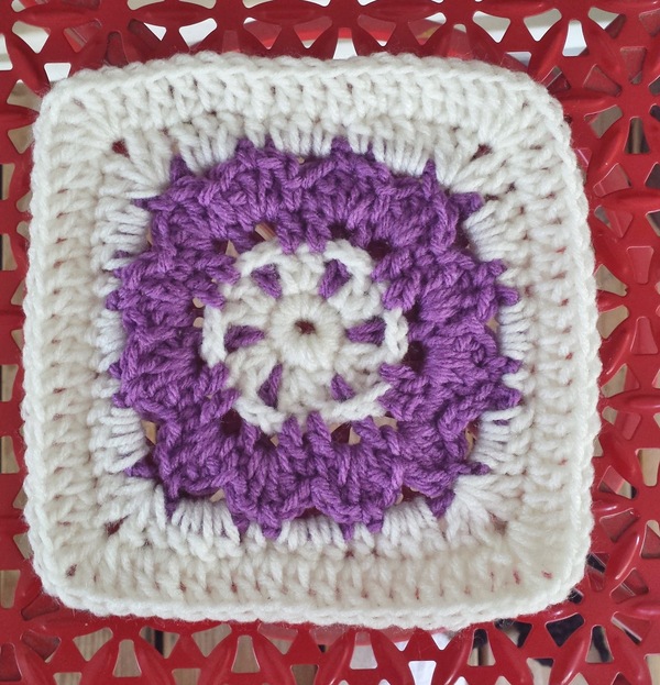Flower Love in 2D Square Free Crochet Pattern