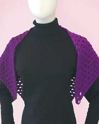 Purple Sport Shawl