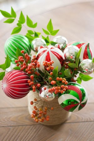 Merry and Bright Ornament Bouquet