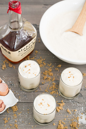 Boozy Bourbon and Eggnog Recipe