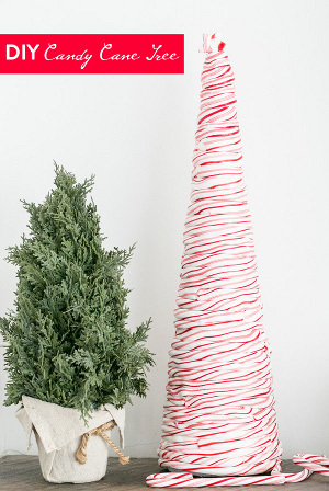 Incredible Candy Cane Centerpiece