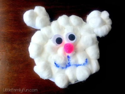 Fuzzy Polar Bear Craft