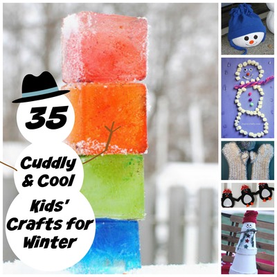 35 Cuddly and Cool Kids' Crafts for Winter