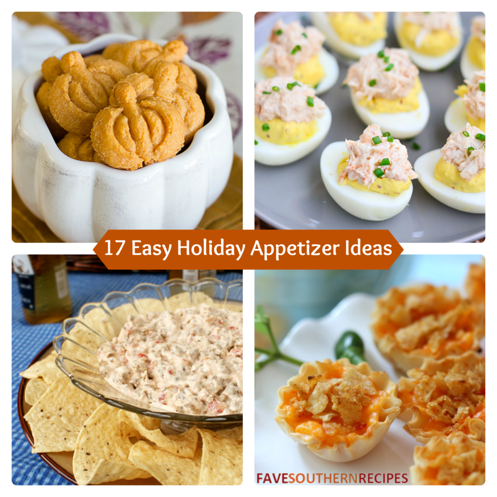 17 Easy Holiday Appetizer Ideas | FaveSouthernRecipes.com