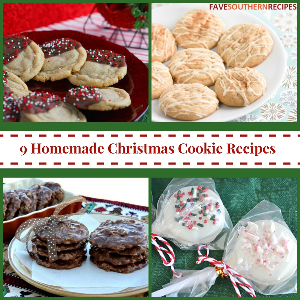 9 Homemade Christmas Cookie Recipes | FaveSouthernRecipes.com
